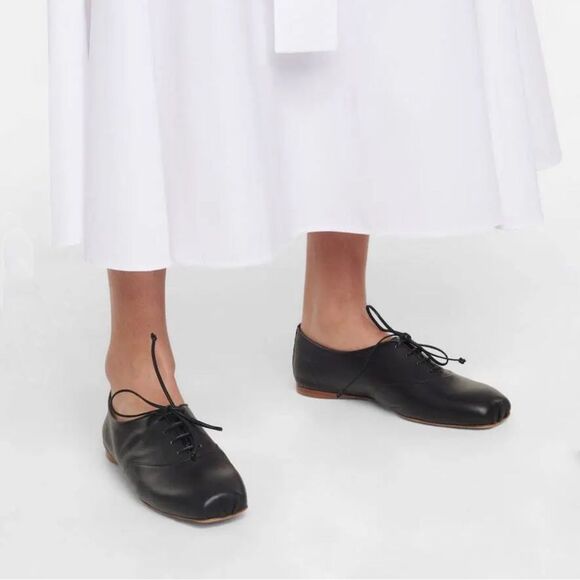 Gabriela Hearst Maya Leather Flats size 38.5 - Picture 2 of 12